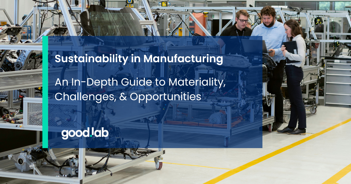 A Manufacturer’s Guide to Sustainability