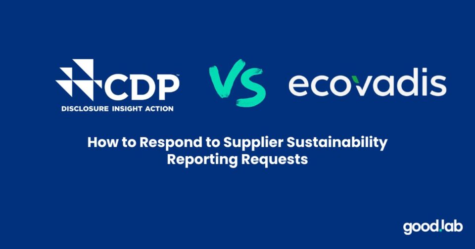 EcoVadis vs. CDP