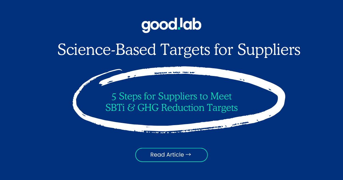 How to Set Science-Based Targets suppliers